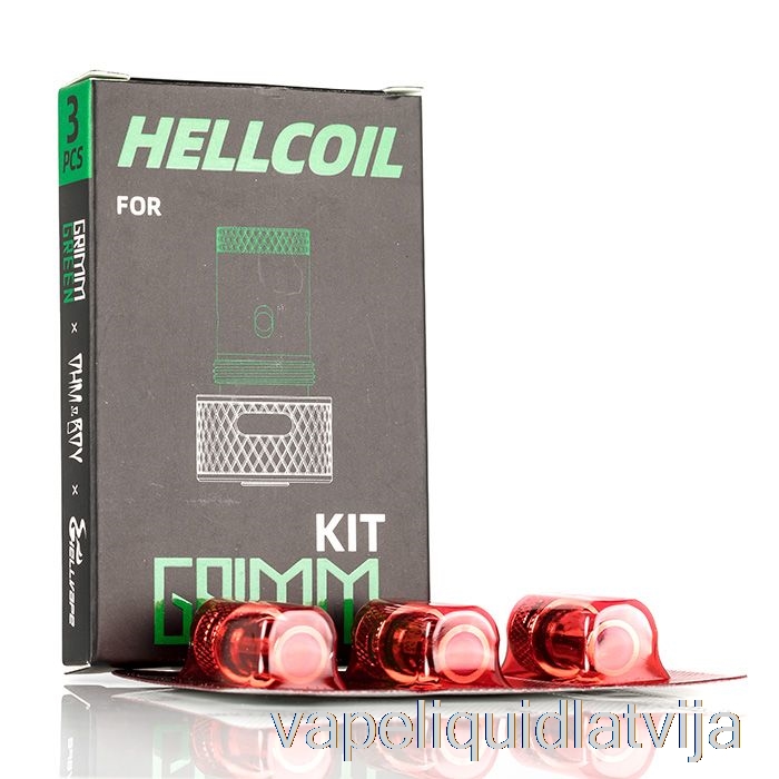 Hellvape Grimm Rezerves Spoles 0.7ohm H3-01 Mesh Coils Vape šķidrums